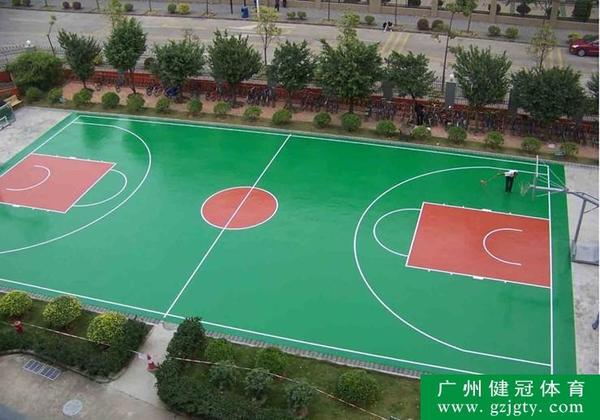 硅PU篮球场