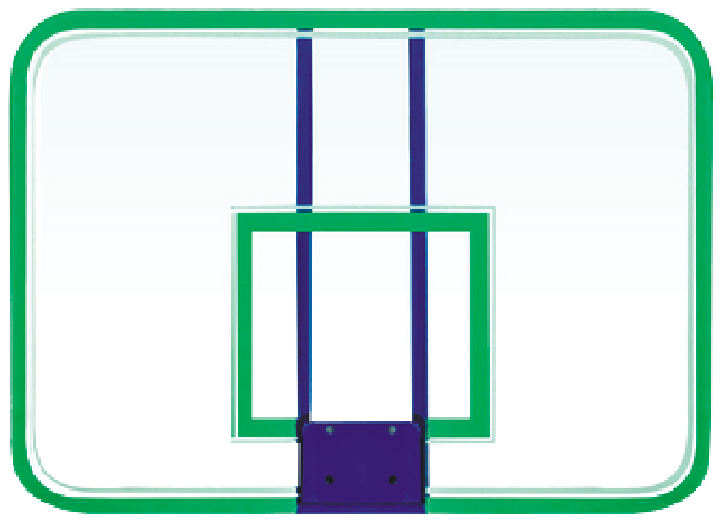 儿童圆角钢化篮球板