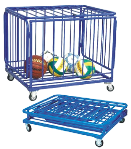 带轮可折叠装球车