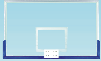 双层夹胶透明篮球板